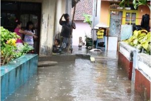 Hujan Deras, Sawahwaru Banjir